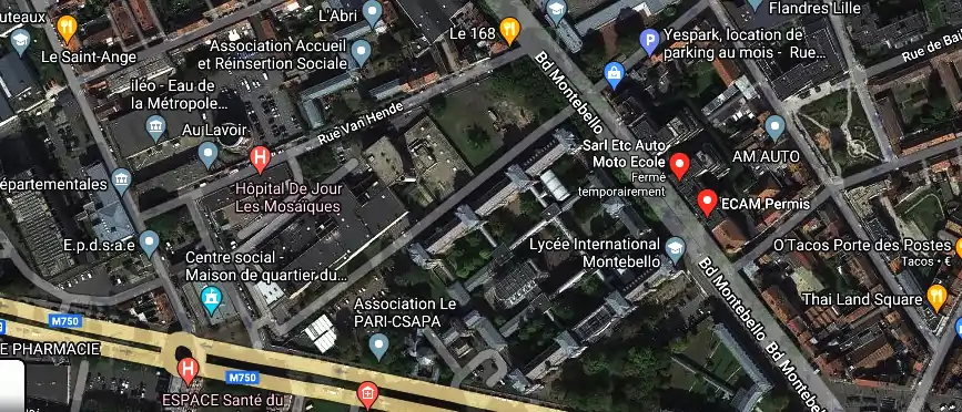 Permis auto Ecole à Lille