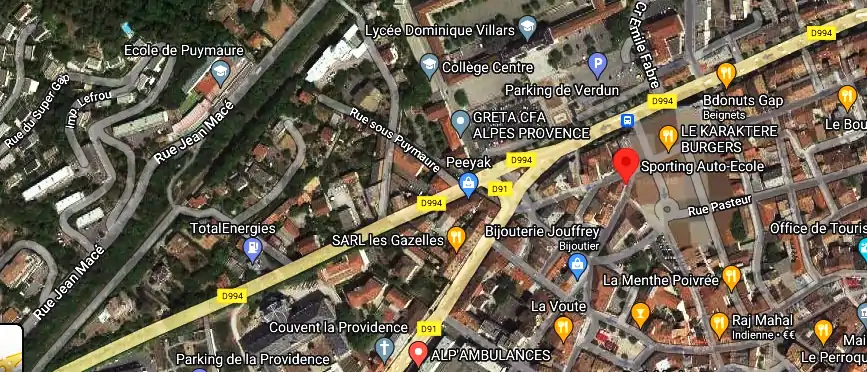 Permis auto Ecole à Gap