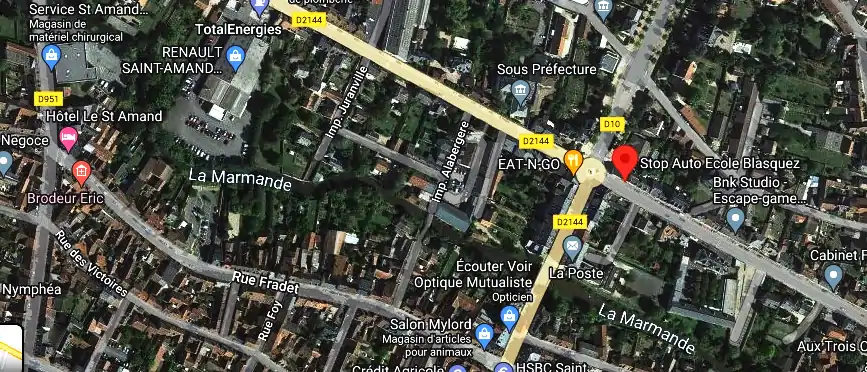 Permis auto Ecole à Saint-Amand-Montrond