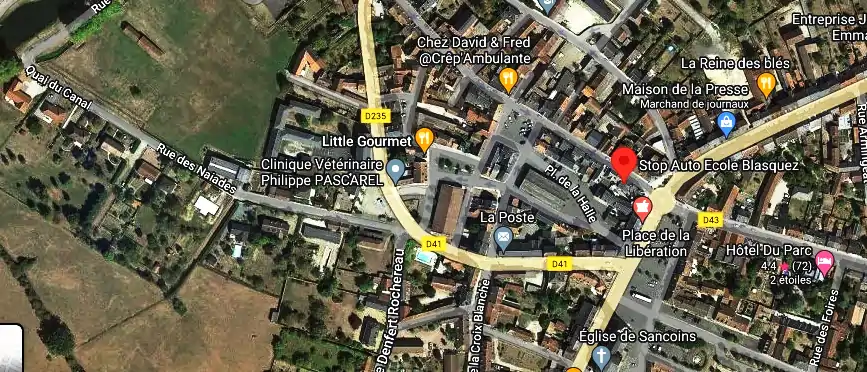 Permis auto Ecole à Sancoins