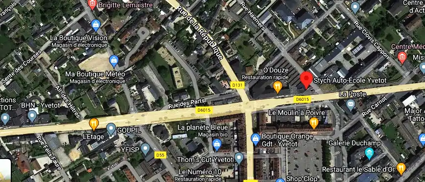 Permis auto Ecole à Yvetot