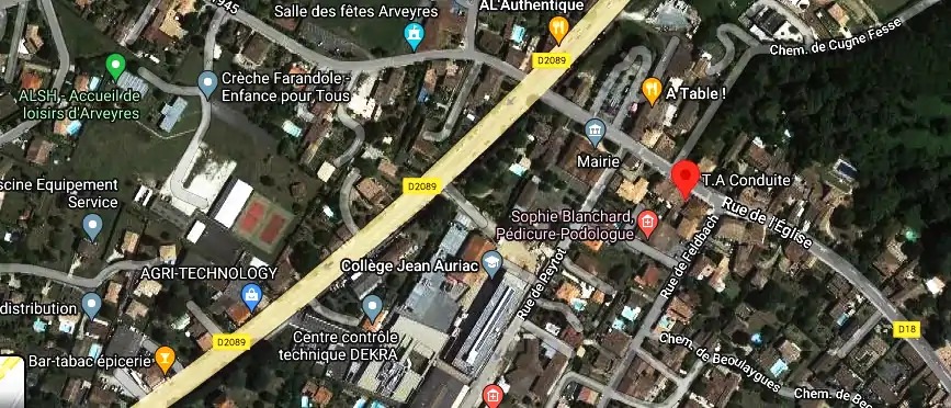 Permis auto Ecole à Arveyres