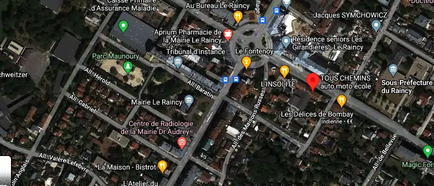 Permis auto Ecole à Le Raincy