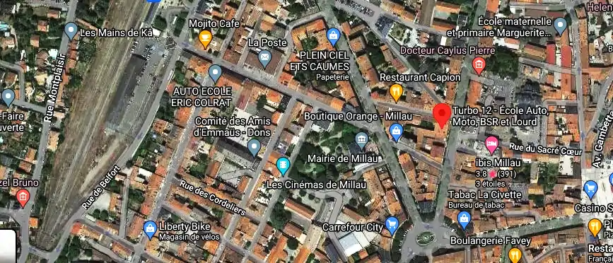 Permis auto Ecole à Millau