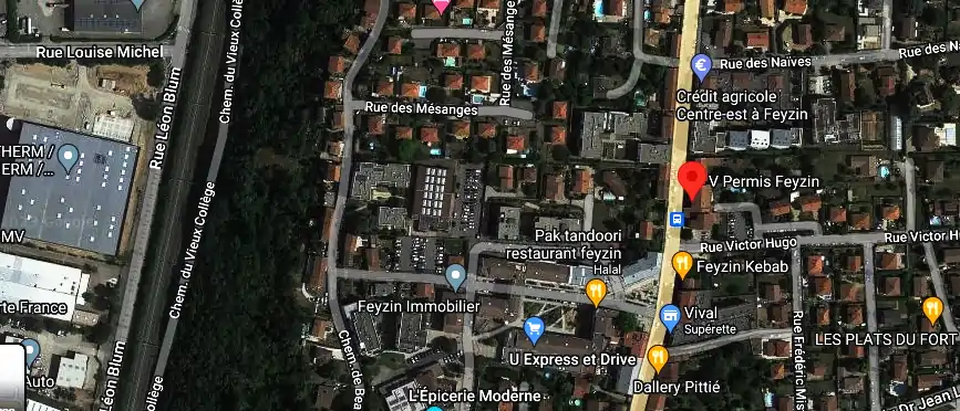 Permis auto Ecole à Feyzin