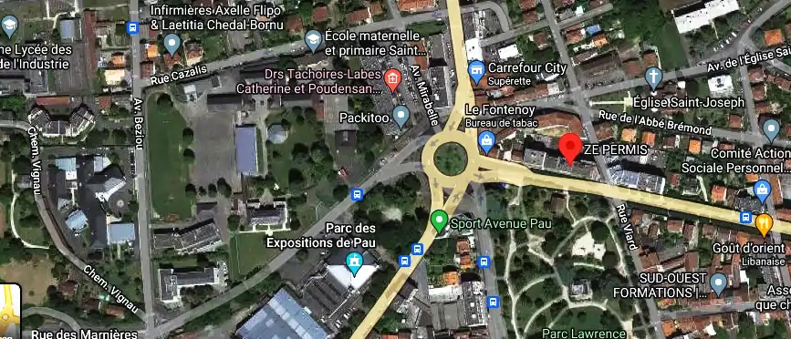 Permis auto Ecole à Pau