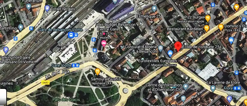 Permis auto Ecole à Besançon