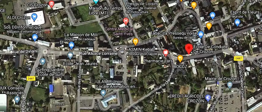 Permis auto Ecole à Crozon