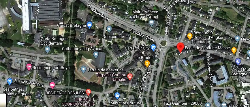 Permis auto Ecole à Quimper