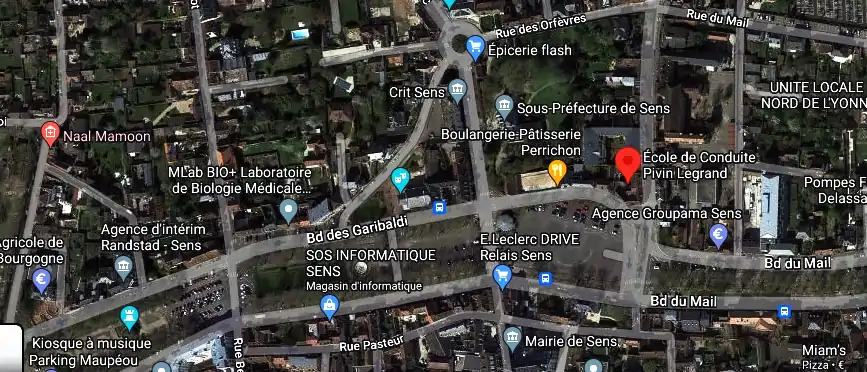 Permis auto Ecole à Sens