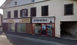 auto ecole route 66 à Ronchamp