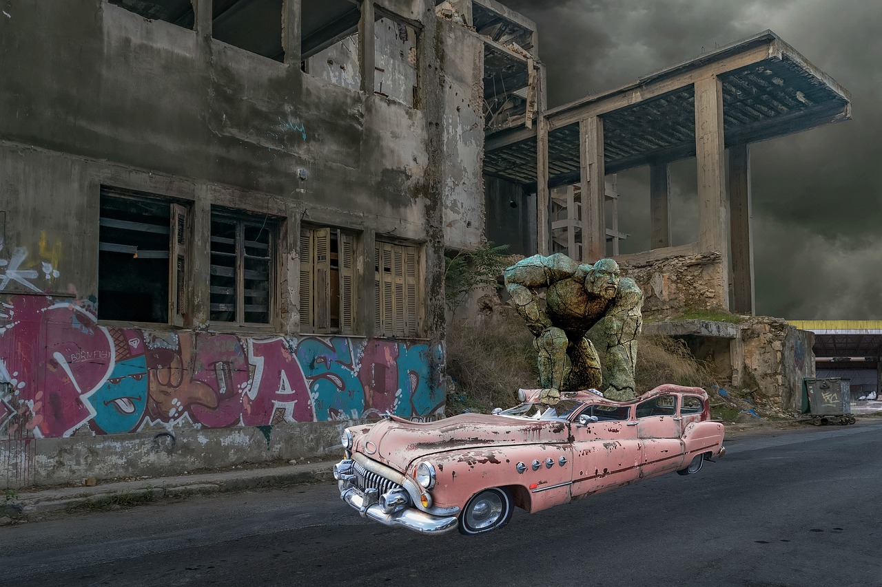 voiture sur un trottoir voiture sur un trottoir